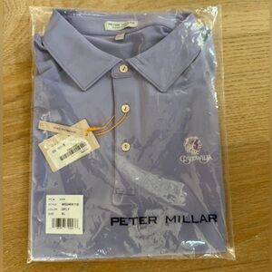 Peter Millar Lavender Cuscowilla Golf Club Polo Shirt